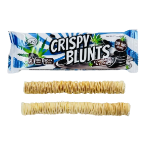 Crispy Blunts • 100MG Delta 9 THC • 2 Baklava Bars